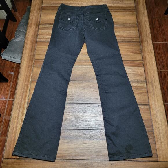 London Jean Black Boot-Cut Denim Jeans - Size 0 - Picture 3 of 6